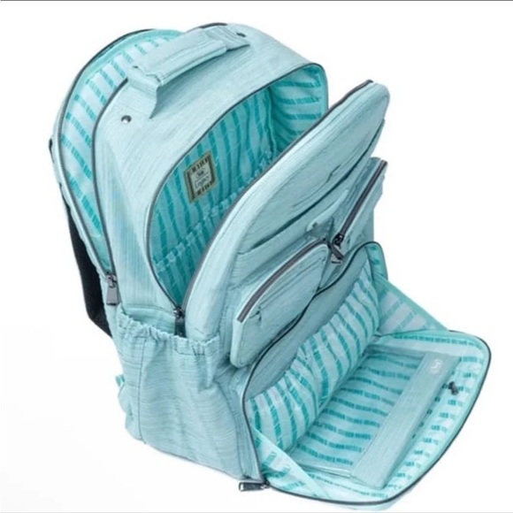USED ONCE Lug Legacy Collection Puddle Jumper Backpack in Brushed Aquamarine 🎒 - Picture 9 of 12